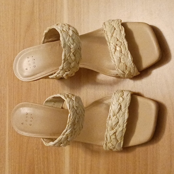 A New Day "Basil" Braided Mule Sandals in Size 7.5 - Picture 2 of 7